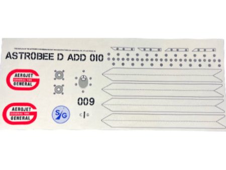 AeroTech Astrobee-D™ Decal Sheet - 18015 For Discount