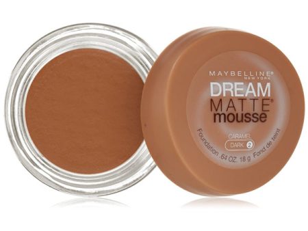 MAYBELLINE - Dream Matte Mousse Foundation 120 Caramel Dark - 0.64 oz. (18 g) on Sale