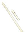 Bvlgari Women s 10mm x 9mm Cream Leather Watch Band 100154486 (M) Supply