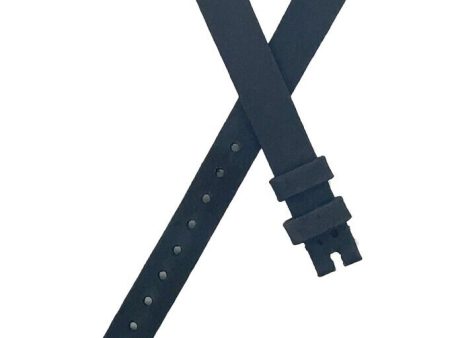 Dior Women s 8mm x 8mm Dark Black Satin Watch Band Strap on Sale