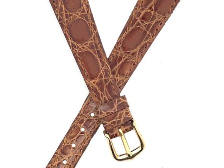 13mm Raymond Weil Women s Brown Leather Watch Band Gold Buckle 13S Online now