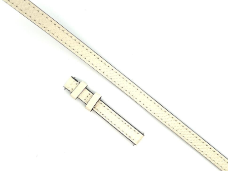 Bvlgari Women s 10mm x 9mm Cream Leather Watch Band 100154486 (M) Supply