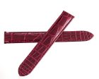 Cartier Paris 16mm Shiny Burgundy Alligator Leather Watch Band  KD6C2Y27 FAE For Discount