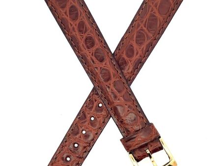 14mm Raymond Weil Brown Genuine Leather Replacement Watch Band Strap on Sale