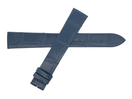 Longines 16mm x 14mm Navy Blue Leather Watch Band L682155004 ABA4 Cheap